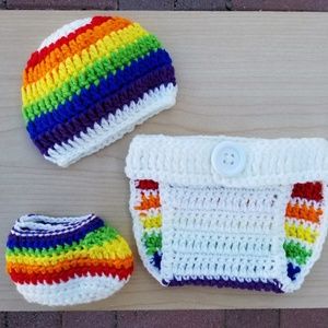Rainbow baby set (3)